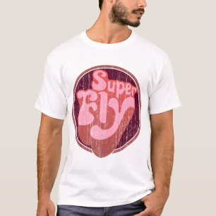 SuperFly bedrövade T-shirt