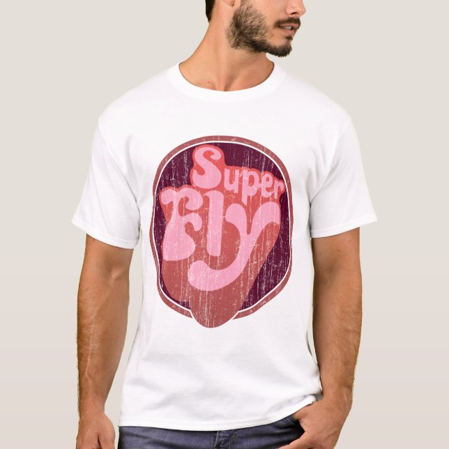 SuperFly bedrövade Tröja (Framsida)