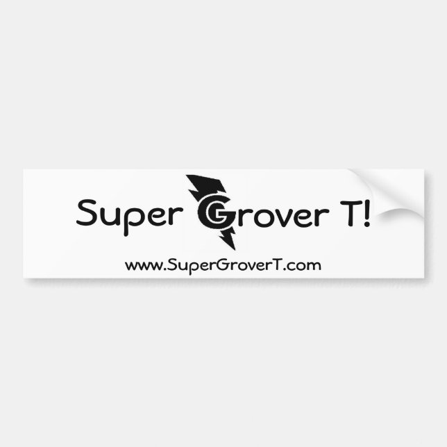 Superg toppen, rover T! , www.SuperGroverT.com Bildekal (Framsidan)