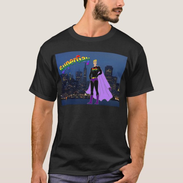 SuperGay San Francisco T Shirt (Framsida)