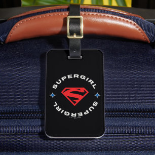 Supergirl Age of Heroes Circle S-Shield Bagagebricka