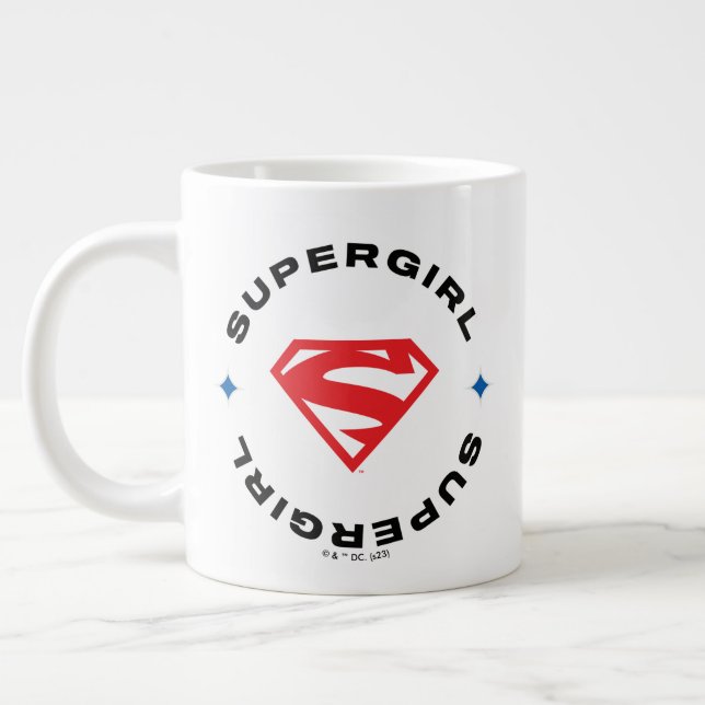 Supergirl Age of Heroes Circle S-Shield Jumbo Mugg (Vänster)