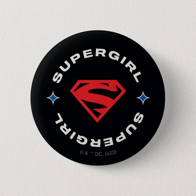 Supergirl Age of Heroes Circle S-Shield Knapp (Framsida)