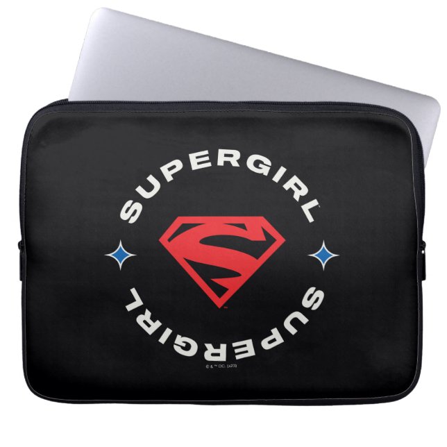 Supergirl Age of Heroes Circle S-Shield Laptop Fodral (Framsidan)