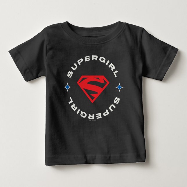 Supergirl Age of Heroes Circle S-Shield T Shirt (Framsida)