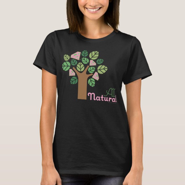 Supergirl All Natural Träd T Shirt (Framsida)