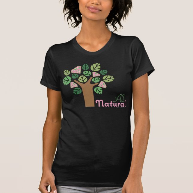 Supergirl All Natural Träd Tee Shirt (Framsida)