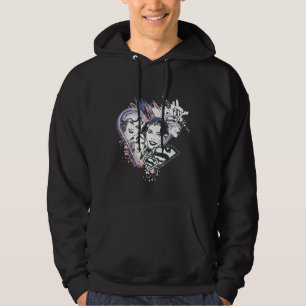 Supergirl Ansikte Collage Sweatshirt Med Luva