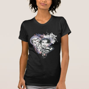 Supergirl Ansikte Collage Tee
