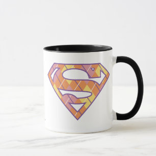 Supergirl Argyle Logotyp Mugg