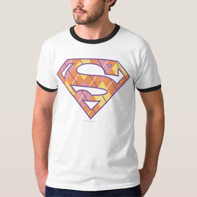 Supergirl Argyle Logotyp Tee (Framsida)