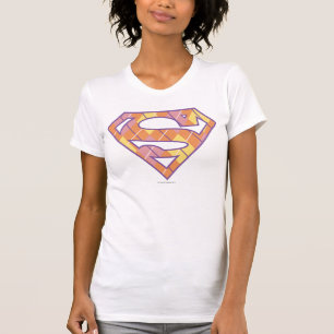Supergirl Argyle Logotyp Tee Shirt