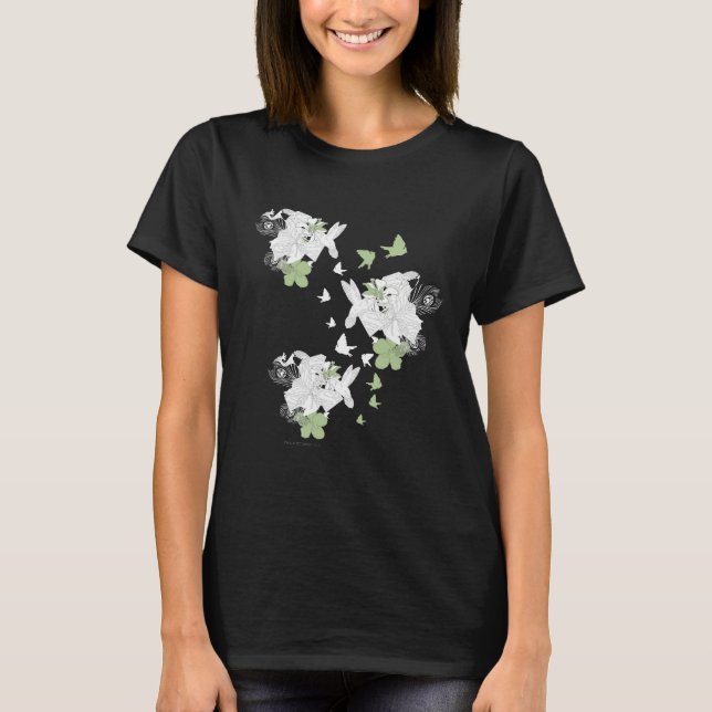 Supergirl Birds and Feathers Tee Shirt (Framsida)