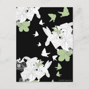 Supergirl Birds and Feathers Vykort