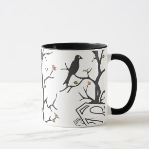 Supergirl Birds i Träd Mugg
