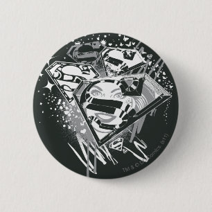 Supergirl Black and White Knapp