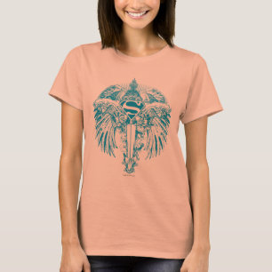 Supergirl blåttvingar t shirt