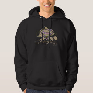 Supergirl blommor sweatshirt