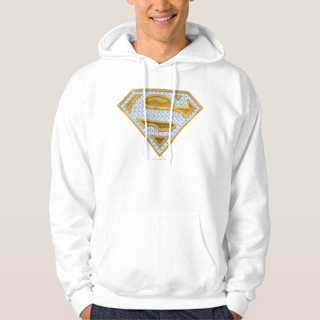 Supergirl Blue Jewels Hoodie (Framsida)