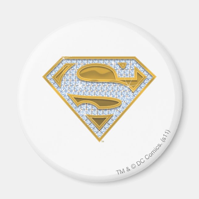 Supergirl Blue Jewels Magnet (Framsidan)