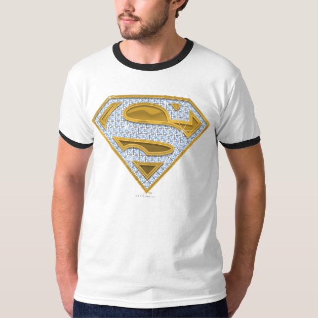 Supergirl Blue Jewels T-shirt (Framsida)