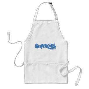 Supergirl Blue Logotyp Förkläde