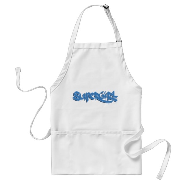 Supergirl Blue Logotyp Förkläde (Framsidan)