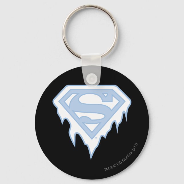 Supergirl Blue Logotyp Nyckelring (Framsida)