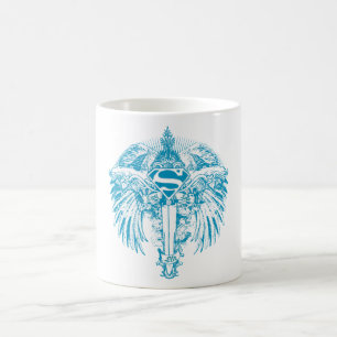Supergirl Blue Vingar Kaffemugg