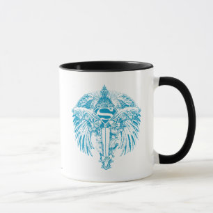 Supergirl Blue Vingar Mugg