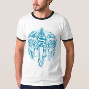 Supergirl Blue Vingar T-shirt