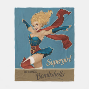 Supergirl Bombshell Fleecefilt