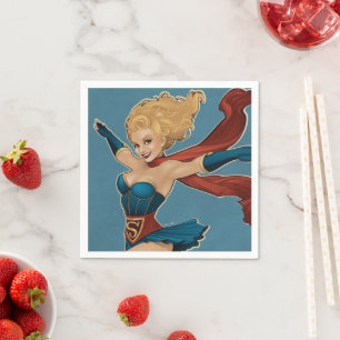 Supergirl Bombshell Pappersservett