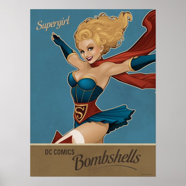 Supergirl Bombshell Poster (Framsidan)