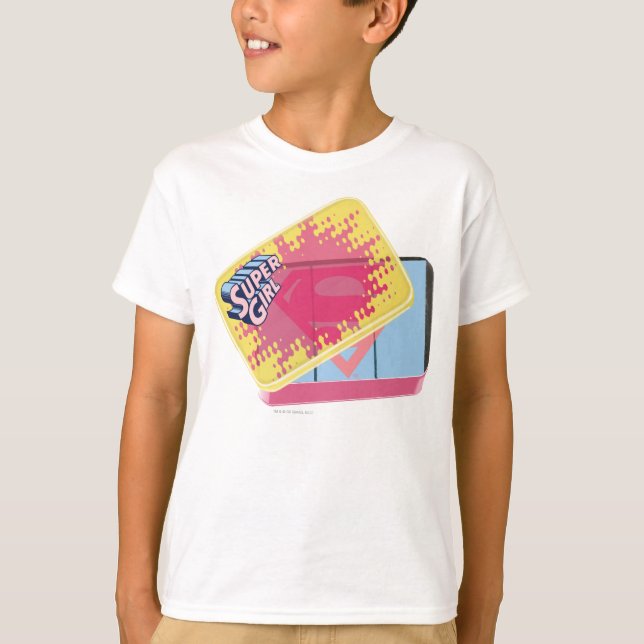 Supergirl Box Tee Shirt (Framsida)