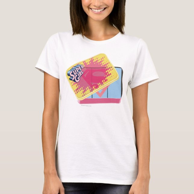 Supergirl boxas t shirt (Framsida)
