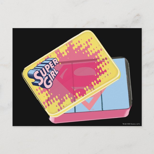 Supergirl boxas vykort (Framsida)