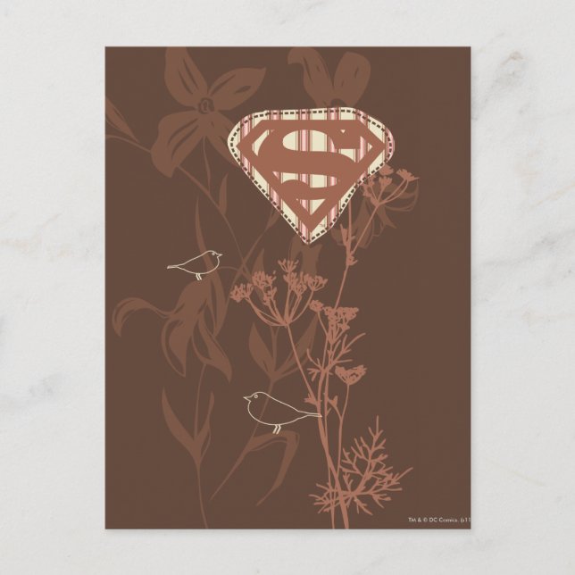Supergirl Brown Bird Vykort (Framsida)
