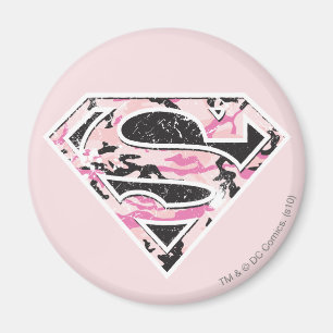 Supergirl Camouflage Logotyp Magnet