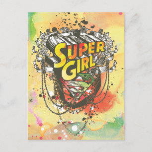 Supergirl Chains Vykort