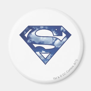 Supergirl Cloud Logotyp Magnet