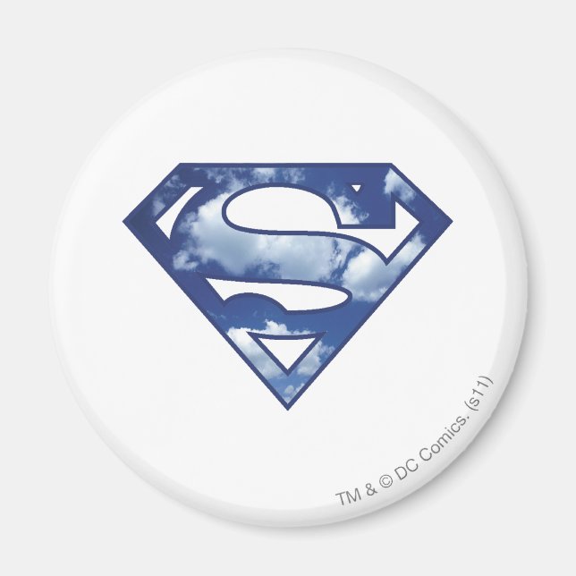 Supergirl Cloud Logotyp Magnet (Framsidan)