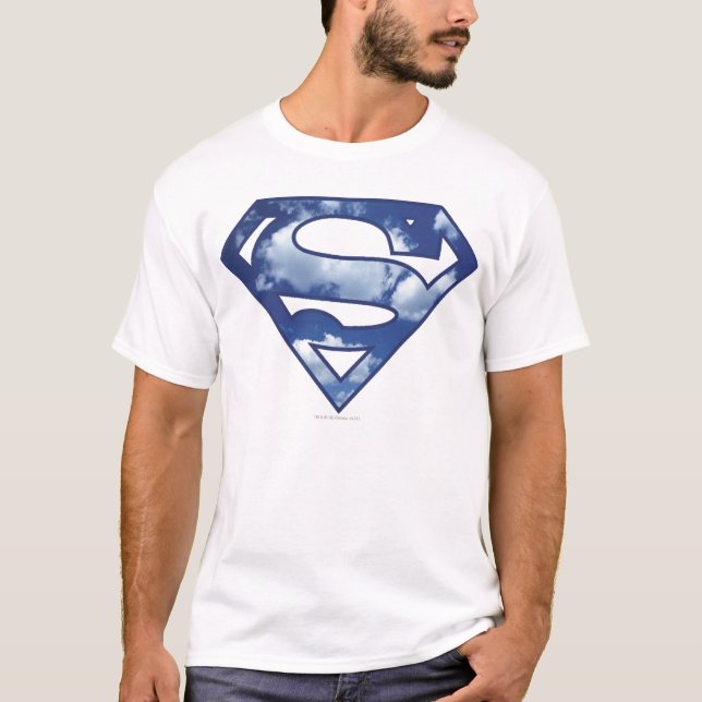 Supergirl Cloud Logotyp T Shirt (Framsida)