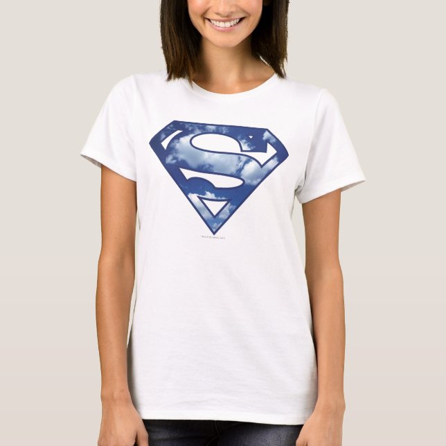 Supergirl Cloud Logotyp Tee Shirt (Framsida)