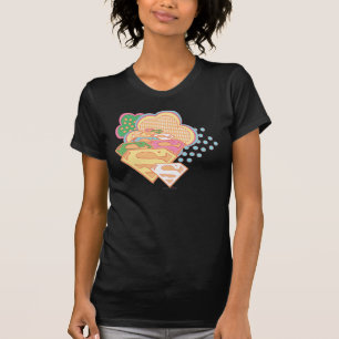 Supergirl Colorful Cloud Logotyp Tee