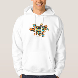 Supergirl Colorful Stars Logotyp Sweatshirt