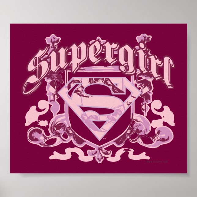 Supergirl Crest Design Poster (Framsidan)