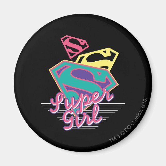 Supergirl Cursive Magnet (Framsidan)