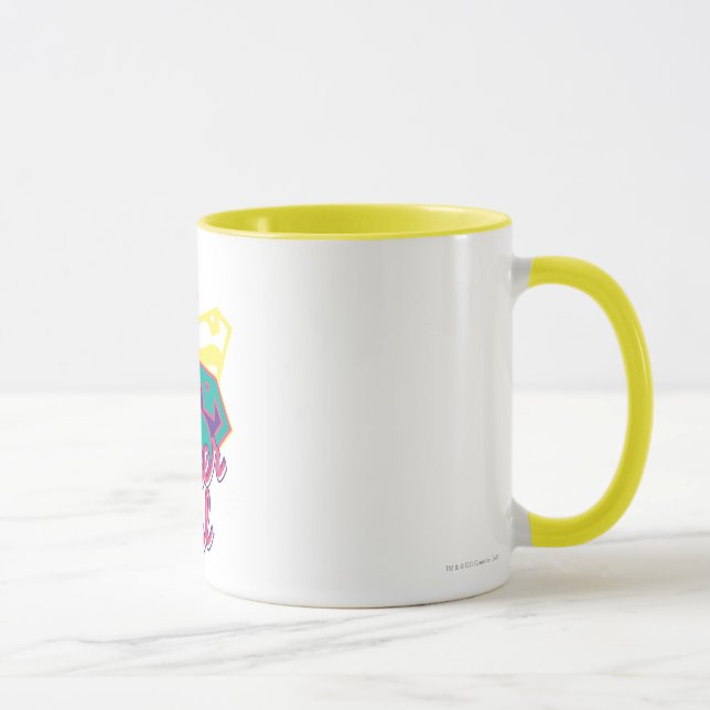 Supergirl Cursive Mugg (Höger)