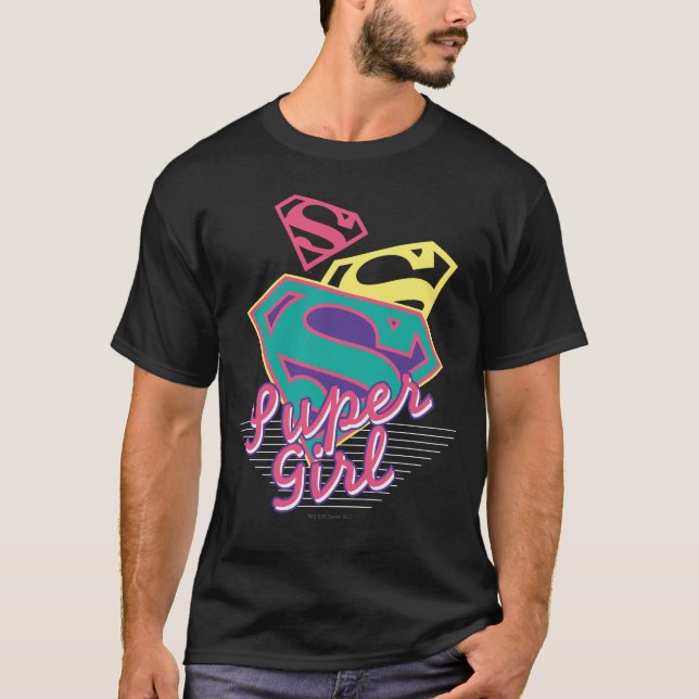 Supergirl Cursive T-shirt (Framsida)